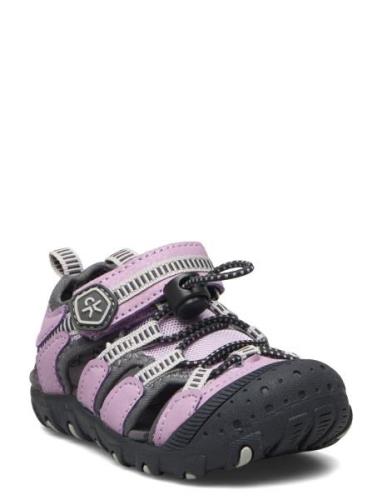 Sandals Trekking W. Toe Cap Shoes Summer Shoes Sandals Purple Color Ki...