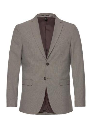 Slhslim-Liam Mini Houndstooth Blz Flex B Suits & Blazers Blazers Singl...