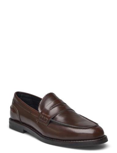 Gracelyn Loafer Loafers Flade Sko Brown GANT