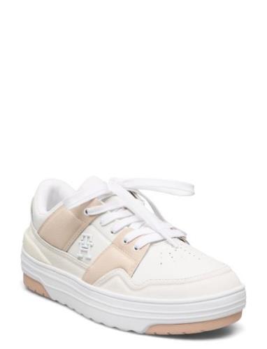 Th Lo Basket Sneaker Low-top Sneakers White Tommy Hilfiger