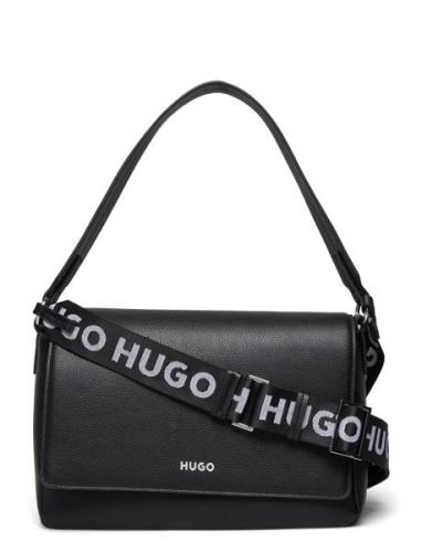 Bel Flap Sh.bag W.l. Bags Crossbody Bags Black HUGO
