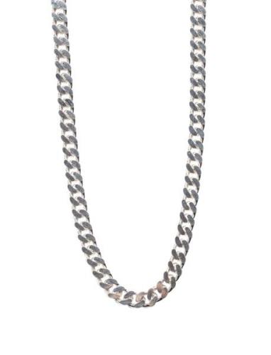 Ix Chunky Curb Chain Silver Accessories Jewellery Necklaces Chain Neck...