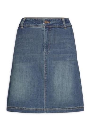 Fqharlow-Skirt Kort Nederdel Blue FREE/QUENT