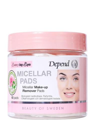 Micellar Make-Up Rem.pads 60Psc Se/No/Dk/Fi Makeupfjerner Nude Depend ...