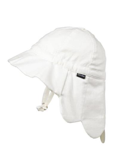 Sun Hat - Vanilla White 1-2Y Solhat White Elodie Details