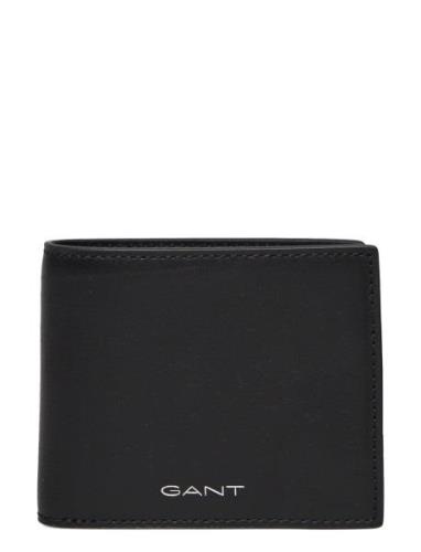 Leather Bifold Wallet Accessories Wallets Cardholder Black GANT