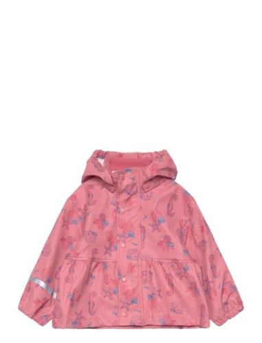 Rainwear Girls Jacket - Aop Outerwear Rainwear Jackets Pink CeLaVi