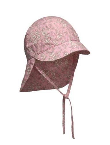 Summer Hat In Liberty Fabric Solhat Pink Huttelihut