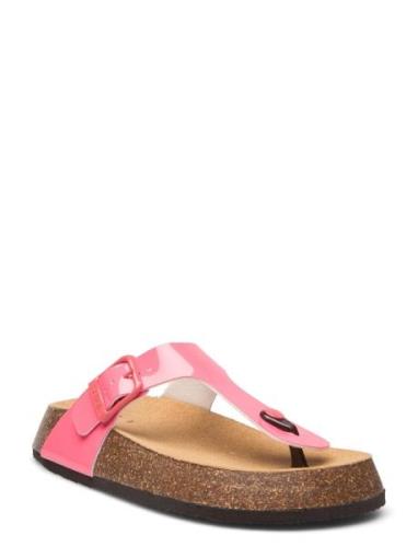 Sl Anais 24 Pu Leather Flade Sandaler Pink Scholl