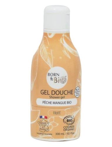 Born To Bio Organic Peach And Mango Shower Gel Shower Gel Badesæbe Nud...