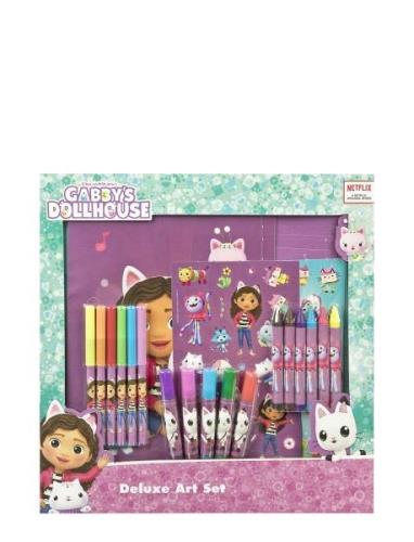Gabby's Dollhouse Deluxe Art Set Toys Creativity Drawing & Crafts Craf...