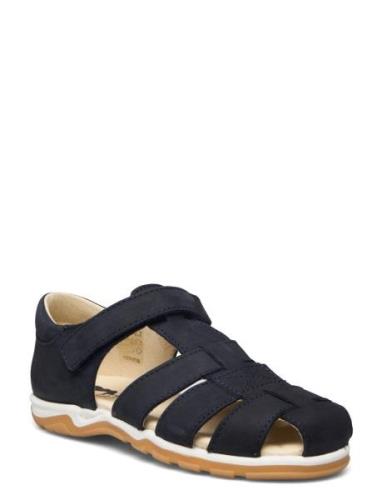 Begin Shoes Summer Shoes Sandals Navy Arauto RAP