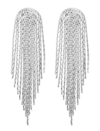 Capri Tassel Earring Ørestickere Smykker Silver By Jolima