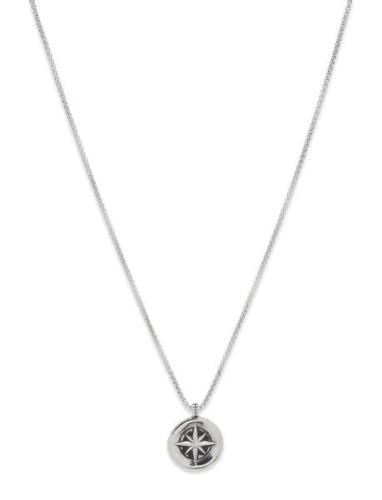 Compass Necklace Halskæde Smykker Silver Samie