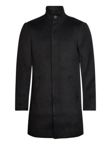 Katbbaustin Coat Uldfrakke Frakke Black Bruuns Bazaar