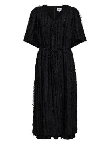Numoleko Dress Knælang Kjole Black Nümph