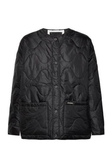 Tjw Onion Quilt Liner Jacket Quiltet Jakke Black Tommy Jeans