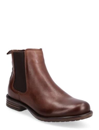 Biadanelle Chelsea Boot Leather Shoes Chelsea Boots Brown Bianco