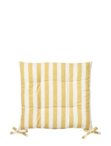Franca Hynde Home Textiles Seat Pads Yellow Broste Copenhagen