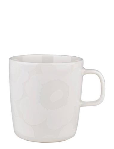 Unikko Mug 4 Dl Home Tableware Cups & Mugs Coffee Cups White Marimekko...