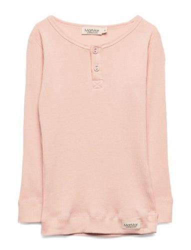 Tee Ls Tops T-shirts Long-sleeved T-Skjorte Pink MarMar Copenhagen