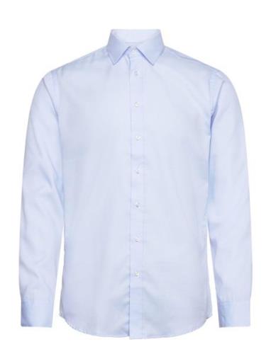 Seven Seas Fine Twill | Slim Tops Shirts Business Blue Seven Seas Cope...