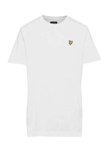 Classic T-Shirt Tops T-Kortærmet Skjorte White Lyle & Scott Junior
