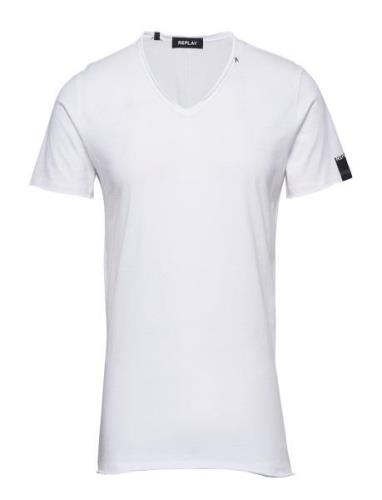 T-Shirt Tops T-Kortærmet Skjorte White Replay
