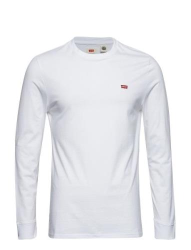 Ls Original Hm Tee Ls Cotton + Tops T-Langærmet Skjorte White LEVI´S M...