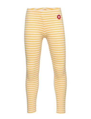 Ira Kids Leggings Bottoms Leggings Yellow Wood Wood