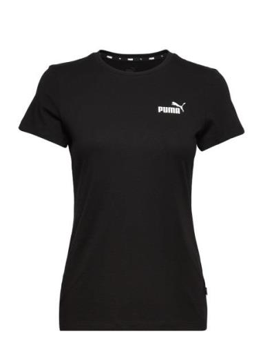 Ess Small Logo Tee Sport T-shirts & Tops Short-sleeved Black PUMA