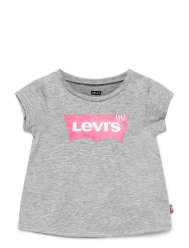 Levi's® Logo Tee Shirt Tops T-Kortærmet Skjorte Grey Levi's