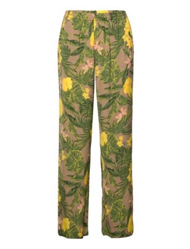 Recycled Polyester Trousers Bottoms Trousers Straight Leg Green Rosemu...