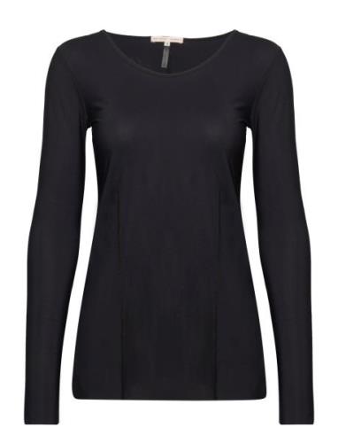 Dance Layer Top Tops T-shirts & Tops Long-sleeved Black Filippa K