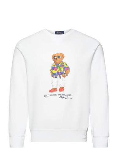 Polo Bear Fleece Sweatshirt Tops Sweatshirts & Hoodies Sweatshirts Whi...