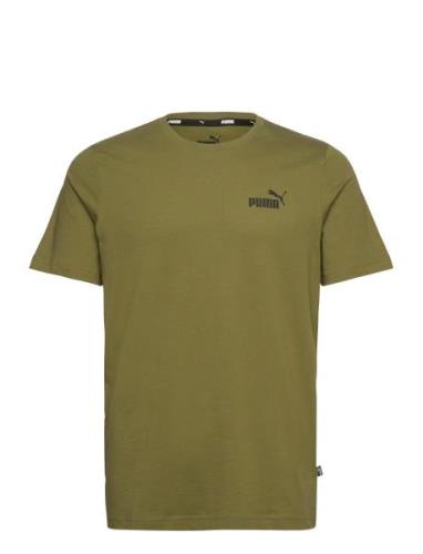 Ess Small Logo Tee  Sport T-Kortærmet Skjorte Khaki Green PUMA