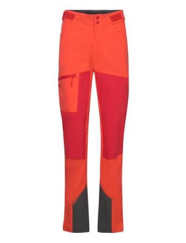 Cecilie Mtn Softshell Pants Energy Red/Red Leaf M Sport Sport Pants Re...