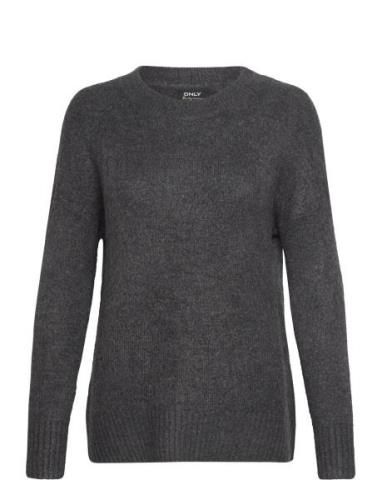 Onlnanjing L/S Pullover Knt Tops Knitwear Jumpers Grey ONLY