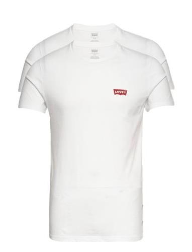 2Pk Crewneck Graphic Bw 2Pack Tops T-Kortærmet Skjorte White LEVI´S Me...
