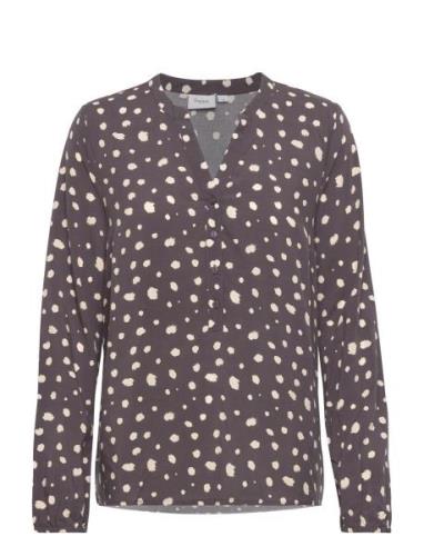 Edasz Shirt Tops Blouses Long-sleeved Multi/patterned Saint Tropez