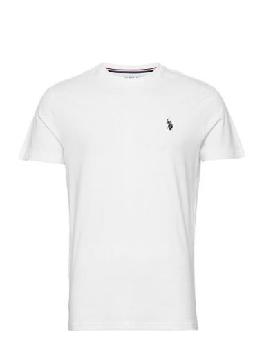 Uspa T-Shirt Arjun Men Tops T-Kortærmet Skjorte White U.S. Polo Assn.