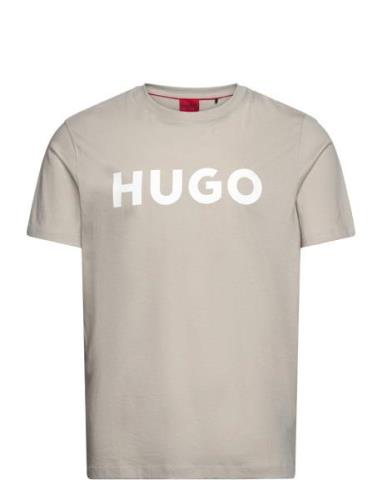 Dulivio Designers T-Kortærmet Skjorte Beige HUGO