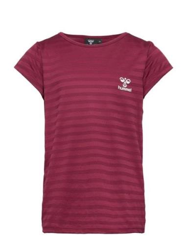 Hmlsutkin T-Shirt S/S Sport T-Kortærmet Skjorte Pink Hummel