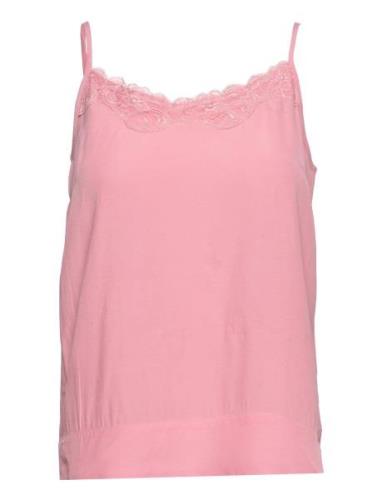 Top Tops T-shirts & Tops Sleeveless Pink Noa Noa