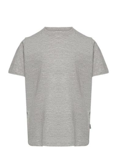 Timmi Kids Organic/Recycled T-Shirt Tops T-Kortærmet Skjorte Grey Kron...