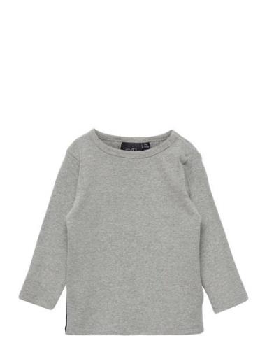 T-Shirt Long-Sleeve Tops T-shirts Long-sleeved T-Skjorte Grey Sofie Sc...