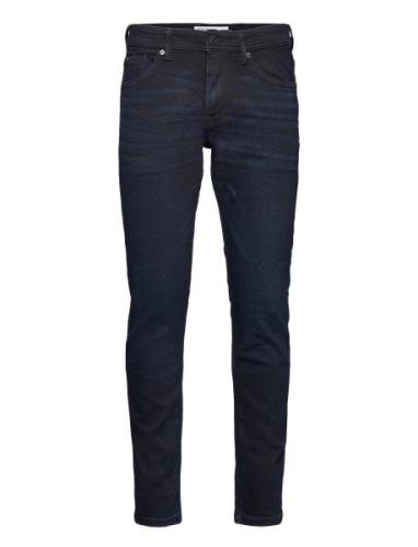 Slim Piers Blue Black Denim Bottoms Jeans Slim Blue Tom Tailor