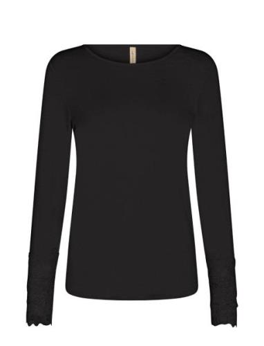 Sc-Marica Tops T-shirts & Tops Long-sleeved Black Soyaconcept
