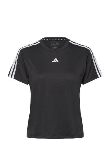 Aeroready Train Essentials 3-Stripes T-Shirt Sport T-shirts & Tops Sho...