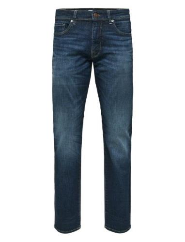 Slh196-Straightscott 31604 D.blue Noos Bottoms Jeans Regular Blue Sele...